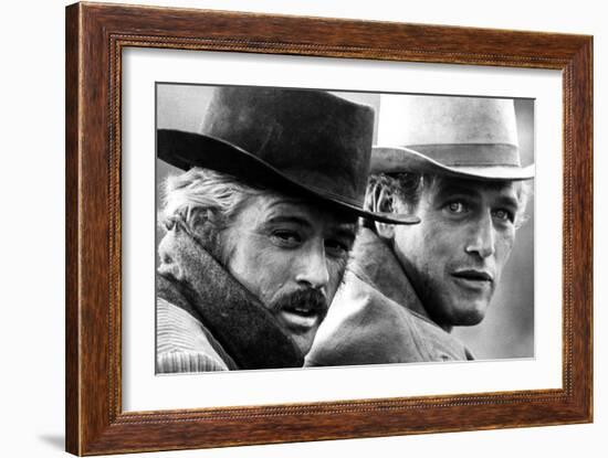 Butch Cassidy and the Sundance Kid, Robert Redford, Paul Newman, 1969-null-Framed Premium Photographic Print