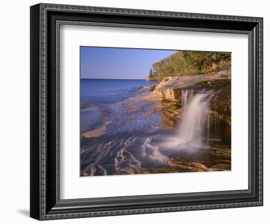 Michigan, Pictured Rocks National Lakeshore-John Barger-Framed Photographic Print