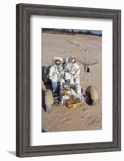 Nasa Astronauts James Irwin and David Scott Testing Lunar Vehicle for Apollo 15, Mojave Desert, 197-Ralph Morse-Framed Photographic Print