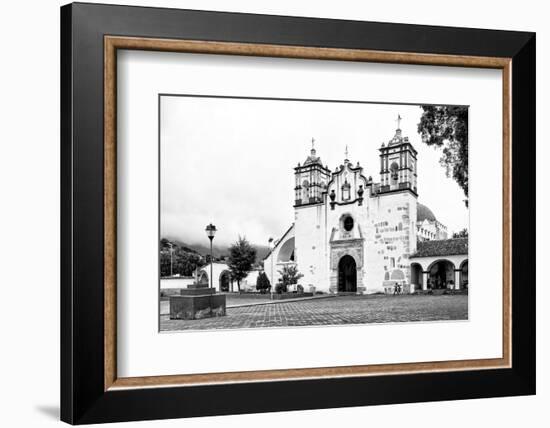 ¡Viva Mexico! B&W Collection - Mexican White Church-Philippe Hugonnard-Framed Photographic Print