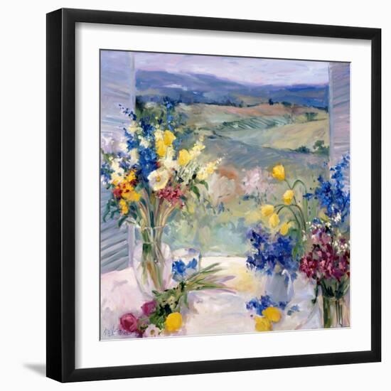 Tuscany Floral-Allayn Stevens-Framed Premium Giclee Print