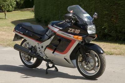 1989 Kawasaki ZX10E Premium Photographic Print | Art.com