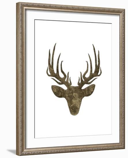 Aged Deer Mate-Jace Grey-Framed Art Print