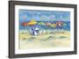 Watercolor Beach-Paul Brent-Framed Art Print