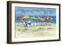 Watercolor Beach-Paul Brent-Framed Art Print