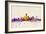 Dallas Texas Skyline-Michael Tompsett-Framed Art Print