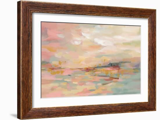 Pink Waves-Silvia Vassileva-Framed Art Print