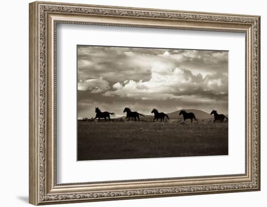 Racing the Clouds-Lisa Dearing-Framed Photographic Print