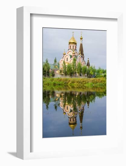 Church of the Exaltation of the Holy Cross, Almaty, Kazakhstan, Central Asia, Asia-G&M Therin-Weise-Framed Photographic Print