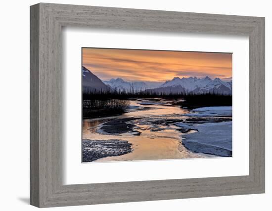 North America, the Usa, Alaska, Chugach Mountains-Bernd Rommelt-Framed Photographic Print