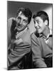 DEAN MARTIN AND JERRY LEWIS in the 50's, 1953: American comic team Dean Martin (L) and Jerry Lewis-null-Mounted Photo