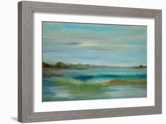 Emerald Lagoon-Silvia Vassileva-Framed Art Print