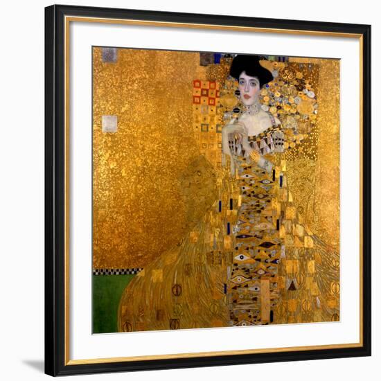 Adele Bloch-Bauer I, 1907-Gustav Klimt-Framed Giclee Print