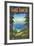 Lake Tahoe-Kerne Erickson-Framed Giclee Print