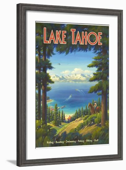 Lake Tahoe-Kerne Erickson-Framed Giclee Print