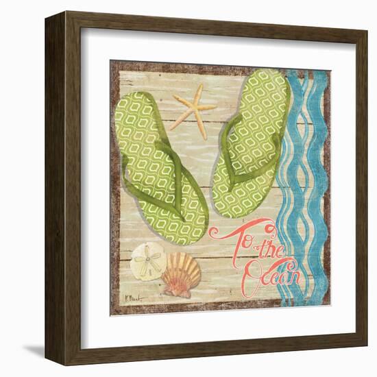 Hit the Beach IV-Paul Brent-Framed Art Print