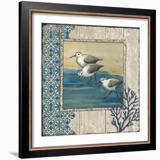 Sandpiper Shore II-Paul Brent-Framed Art Print