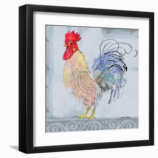 Good Morning Rooster II-Gregory Gorham-Framed Art Print