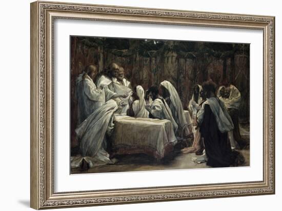 Communion of the Apostles-James Tissot-Framed Giclee Print