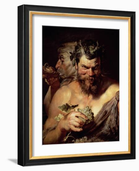 The Two Satyrs-Peter Paul Rubens-Framed Giclee Print