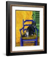 Cats of Provence (Chats de Provence)-Isy Ochoa-Framed Giclee Print