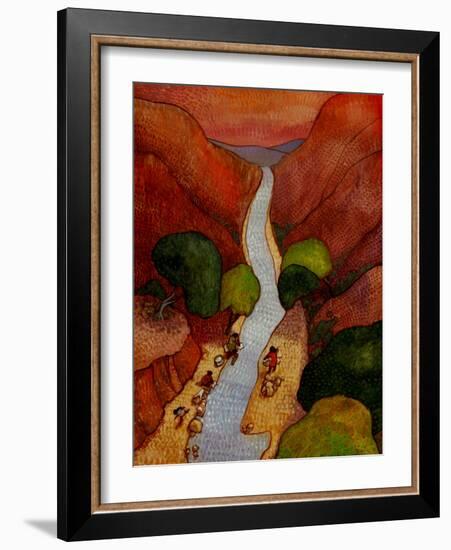 Mexican Laundry-John Newcomb-Framed Giclee Print