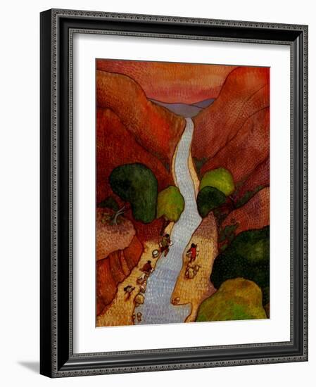 Mexican Laundry-John Newcomb-Framed Giclee Print