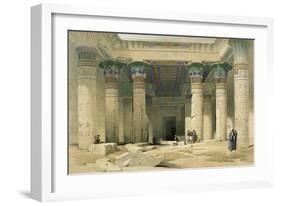 Grand Portico of the Temple of Philae, Nubia-David Roberts-Framed Giclee Print