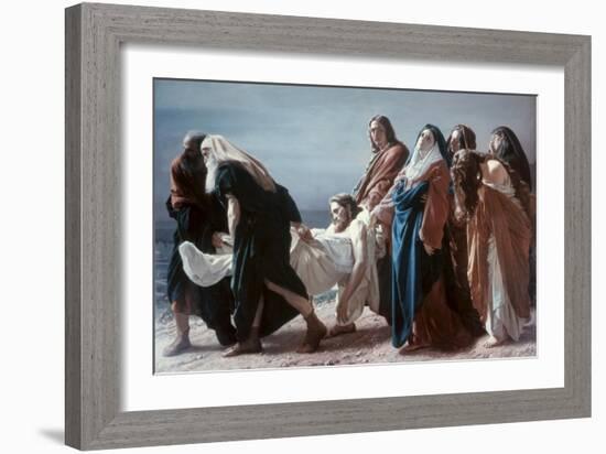 The Deposition of Christ-Antonio Ciseri-Framed Giclee Print