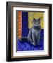 Chat Chartreux, Series I-Isy Ochoa-Framed Giclee Print