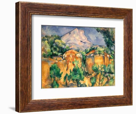 Cezanne: Sainte-Victoire-Paul Cézanne-Framed Giclee Print