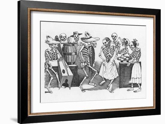 Posada: Happy Dance-Jose Guadalupe Posada-Framed Giclee Print