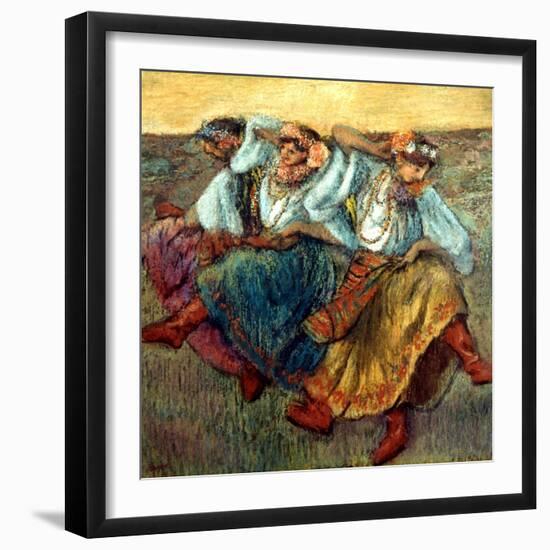 Degas: Dancing Girls, C1895-Edgar Degas-Framed Giclee Print