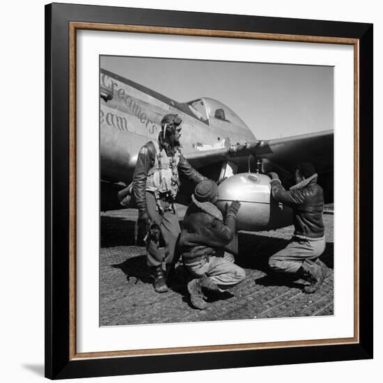 WWII: Tuskegee Airmen, 1945-Toni Frissell-Framed Giclee Print