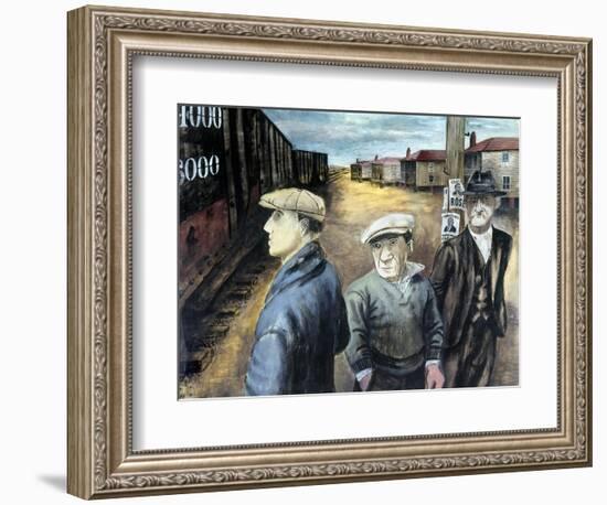 Shahn: Three Men-Ben Shahn-Framed Giclee Print