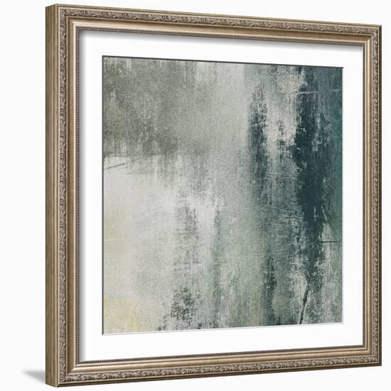 Art Paper Texture For Background In Black And White Colors-Irina QQQ-Framed Premium Giclee Print