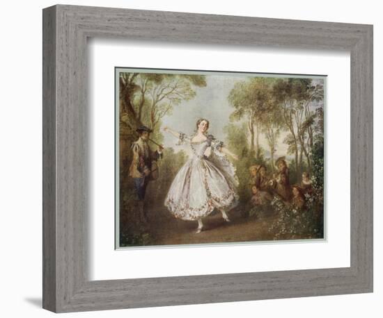 Marianne de Camargo Belgian Ballerina is Not Only a Remarkably Talented Dancer-null-Framed Photographic Print