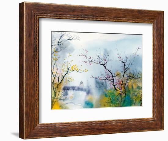 Lovers at Chi Tou-Chi Wen-Framed Giclee Print