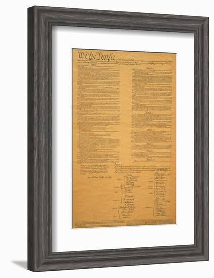 The Original United States Constitution-null-Framed Photographic Print