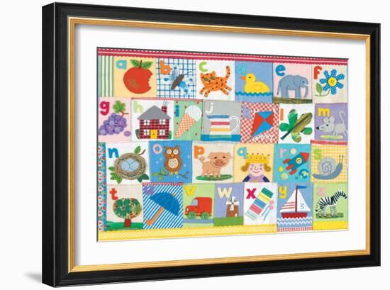 The Alphabet-Claire Beaton-Framed Art Print