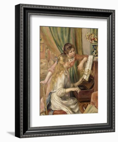 Young Girls at the Piano, 1892-Pierre-Auguste Renoir-Framed Giclee Print