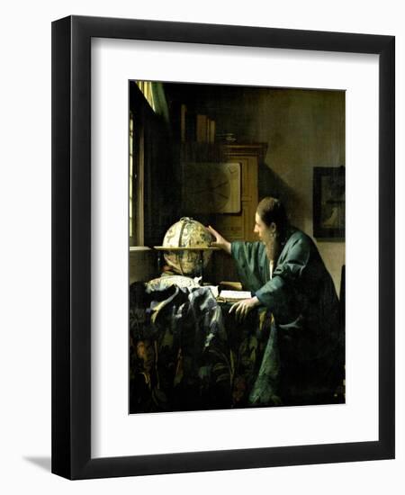 The Astronomer, 1668-Johannes Vermeer-Framed Giclee Print