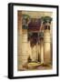 View under the Grand Portico, Philae, from Egypt and Nubia, Vol.1-David Roberts-Framed Giclee Print