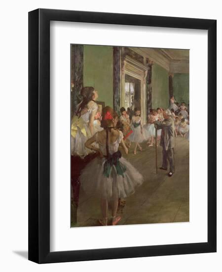 The Dancing Class, circa 1873-76-Edgar Degas-Framed Giclee Print