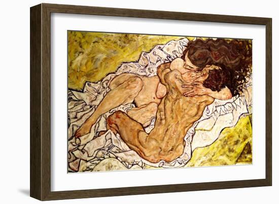 The Embrace, 1917-Egon Schiele-Framed Giclee Print