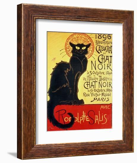 Tournee Du Chat Noir, 1896 - The Black Cat Cabaret-Théophile Alexandre Steinlen-Framed Giclee Print