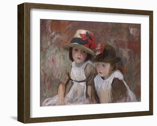 Village Children, 1890-John Singer Sargent-Framed Giclee Print