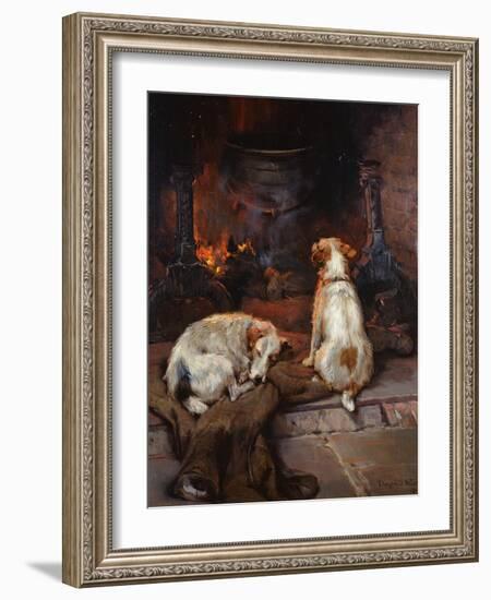 By the Hearth, 1894-Philip Eustace Stretton-Framed Giclee Print