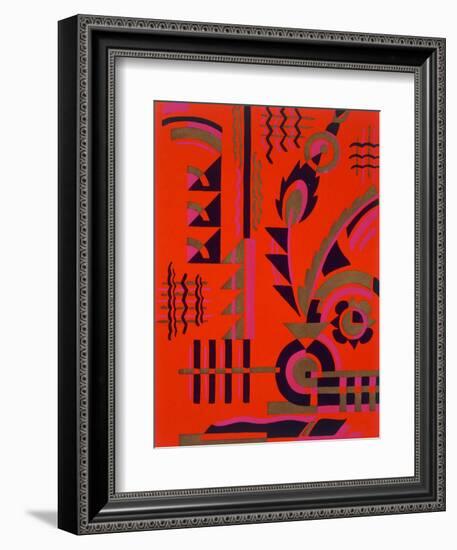 Design from 'Nouvelles Compositions Decoratives', Late 1920S (Pochoir Print)-Serge Gladky-Framed Giclee Print