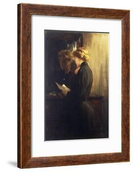 The Letter, 1910-James Carroll Beckwith-Framed Giclee Print